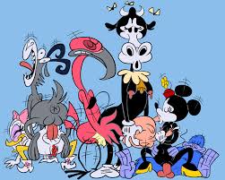Post 1899648: Clarabelle_Cow Daisy_Duck dopeyarts Mickey_Mouse_Shorts  Minnie_Mouse