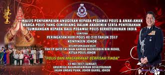 Hishammuddin hussein 8.606 views7 year ago. Polis Johor Majlis Upacara Sembahyang Agama Hindu Facebook