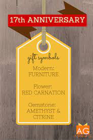 With ideas for both traditional and modern anniversary gifts by year, you are sure to find something that will bring an added special touch to the big day. 12 17th Anniversary Gift Ideas 17th Anniversary Gifts 17th Anniversary Anniversary Flowers