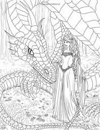 Free printable fantasy coloring pages. Co Ori G