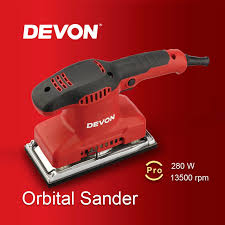 DEVON 2319-2-184 Power Tools Portable Sander Machine Electric Sander for  Wood Working
