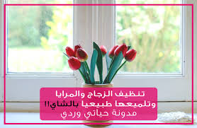 حياتي وردي طريقة تنظيف الزجاج والمرايا وتلميعها طبيعيا بالشاي تجربتي