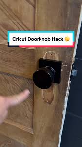 I was NOT expecting this to look so realistic. I’m doing alllll of my doors  now! #ad my @Cricut makes home improvement affordable and fun! #homediy  #cricutmade