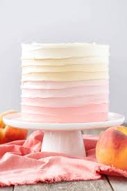 ombre peach cake liv for cake