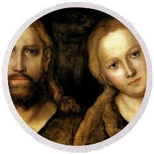 Christ and Mary Tapestry by Lucas Cranach the Elder