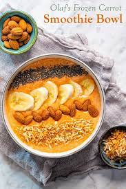 Carrot Smoothie Bowls Recipe Dairy Free Sugar Free Recipe Smoothie Bowl Carrot Smoothie Dairy Free