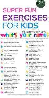 Spell Your Name Workout What S Your Name Fitness Activity Printable For Kids Exercise For Kids Toddler Learning Activities Activities For Kids