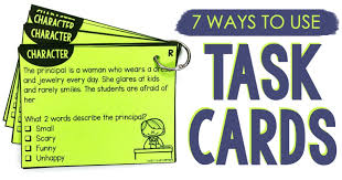 Using this guide ♦when/if it works for you! 7 Ways To Use Task Cards Lucky Little Learners