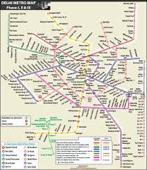 Delhi Metro Map Metro Route Map Delhi Metro Metro Map