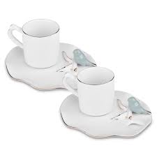 2 adet kahve fincanı 2 adet kahve fincan takımı malzeme : Karaca Lucca Mint 2 Kisilik Kahve Fincan Takimi Karaca