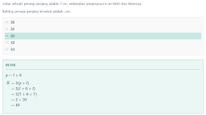 We did not find results for: Pelajaran Soal Rumus Geometri Bidang Datar Wardaya College