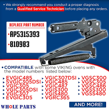 Amazon.com: Whole Parts Oven Door Hinge (Black) Part ...
