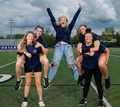 Section III marching band media day fun 2023