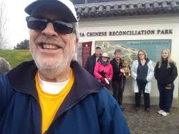 3 humans and 1 canine walk 2.5 miles