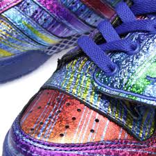 Adidas Obyo X Jeremy Scott Wings Rainbow Hologram Regal Purple End