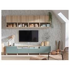 Besta Tv Mobel Kombination Eicheneff Wlas Lappviken Notviken Stubbarp Graugrun 240x42x230 Cm Online Oder Im Einrichtungshaus Ikea Osterreich The ikea bestå storage system is the neat and stylish way to organize. ikea