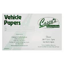 The slogan should speak on your behalf, and it should stay consistent with your brand. 5 Design Tips For Auto Service Document Holders