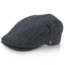 Main Street Walrus Grey Tweed Plaid Herringbone Ivy Cap Ivy Cap Dapper Mens Fashion Flat Cap Men