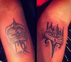 Maybe you would like to learn more about one of these? King And Queen Tattoos For Men Ideas And Inspiration For Guys Queen Tattoo King Queen Tattoo Queen Tattoo Designs