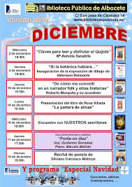 Actividadesbiblioteca Programacion De Actividades Adultos Diciembre 2015 Actividades Biblioteca Leer