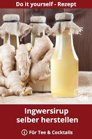 Ingwersirup Mit Honig Rezept Rezept Ingwersirup Ingwersirup Rezepte Sirup