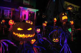 The spooky night of halloween is almost here! 1920x1080px Free Download Hd Wallpaper Halloween 4k 1080p High Quality Celebration Illuminated Wallpaper Flare
