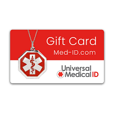 Check spelling or type a new query. Medical Id Gift Card Give A Universal Medical Id Gift Card To Family Or Friends