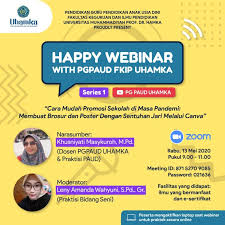 Cara Mudah Promosi Sekolah Di Masa Pandemi Membuat Brosur Dan Poster Dengan Sentuhan Jari Melalui Canva Universitas Muhammadiyah Prof Dr Hamka