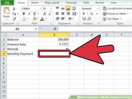 how to calculate a monthly payment in excel 12 steps