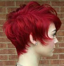 The dark red hair with copper highlights is one of the trendy short hair with highlights. Short Red Hair