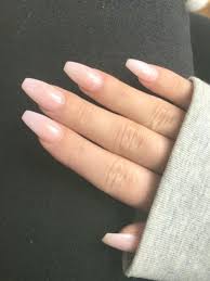 Gels are more flexible than regular acrylics, so they're not generally used to extend the nails. Cute Acrylic Nails Square Coffin Nails Are No Different Than The Normal Nails However They Got Their N Natural Acrylic Nails Short Coffin Nails Neutral Nails