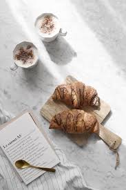 The Perfect Coffee Break Essentials Cortado And Croissants Croissants Cortado Food Photo Food Breakfast Photography