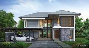 แบบบ านสองช นสไตล ร สอร ท แบบบ าน 2 ช น 4 ห องนอน 3 ห องน ำ พ นท 230 ตร ม รห ส re h2 505 230 สถาป ตยกรรมสม ยใหม บ านโมเด ร น สถาป ตยกรรมบ าน
