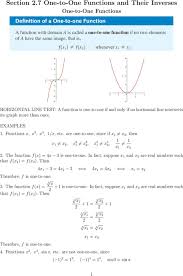 Maybe you would like to learn more about one of these? Section 2 7 One To One Functions And Their Inverses Pdf Free Download