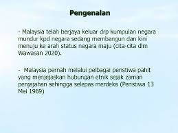 Bab ini memaparkan latar belakang hubungan etnik di malaysia secara umum yang bertujuan memberikan gambaran tentang beberapa asas atau faktor yang dikira penting bagi memahami hubungan antara etnik di malaysia. Kuliah 1 Hubungan Etnik Di Malaysia Secara Umum Ppt Download