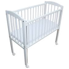 Eine matratze in der größe 90x200 cm eignet sich auch wunderbar für kinder und jugendliche. Micoland Beistellbett Kinderbett 90x40 Cm Matratze Und Radern Weiss Hohenverstellbar