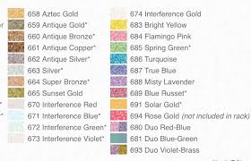 Pearl Ex Color Chart 2 Beautiful Colors Color Pearl Ex