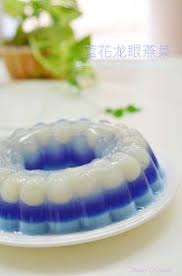 violet s kitchen 紫羅蘭的爱心厨房 蓝花龙眼燕菜blue pea flower and longan jelly jelly jelly desserts pudding recipes