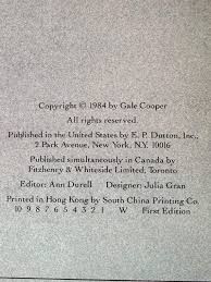 RARE VINTAGE *** SIGNED *** Unicorn Moon by Gale Cooper First Printing  First Edition 1984