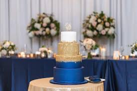Free shipping on orders over $25 shipped by amazon. Navy And Gold Wedding Cake Chez Chicago Wedding Venue