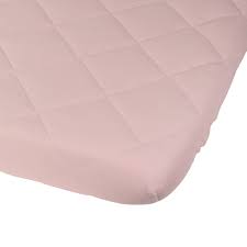 Waterproof Quilted Pack N Play Mini Crib Sheet I Pink Mini Crib Mini Crib Sheets Waterproof Quilt