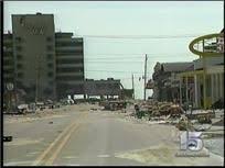 Main Road Going Into Garden City After Hugo 1989 Garden City Beach Weather History Myrtle Beach