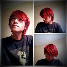 I Dyed My Friend S Hair Red Yesterday My Hair Red Hair Hair Goals