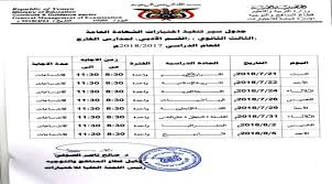 جدول الامتحانات الوزارية 2020 للصف الثالث المتوسط الدور الاول. Ø§Ø®Ø¨Ø§Ø± Ø¹Ø¯Ù† Ø¬Ø¯ÙˆÙ„ Ø§Ù…ØªØ­Ø§Ù†Ø§Øª Ø§Ù„Ø«Ø§Ù†ÙˆÙŠØ© Ø§Ù„Ø¹Ø§Ù…Ø© Ø¨Ø´Ù‚ÙŠÙ‡Ø§ Ø§Ù„Ø¹Ù„Ù…ÙŠ ÙˆØ§Ù„Ø§Ø¯Ø¨ÙŠ