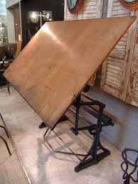 Antique French Rare Architect S Drafting Table Signed Darnay Sold Architect Table Drafting Table Industrial Drafting Tables