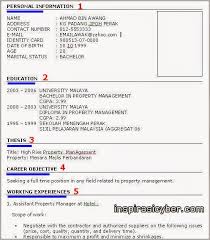 format resume yang terbaik resume
