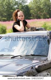 While i was checking my fence i got my 11,500lbs service truck stuck in the mud! Girl Trying To Get Out Of The Car Got Stuck In The Mud Stock Images Page Everypixel