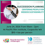 Succession Planning – Centering People for Mission Sustainability