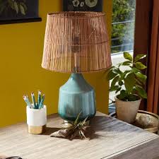 Jade Green Ombre Glass Table Lamp Base In 2020 Glass Table Lamp Table Lamp Base Table Lamp
