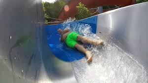 Offene Riesenrutsche Blaue Freibadrutsche Waldschwimmbad Wald Michelbach Youtube